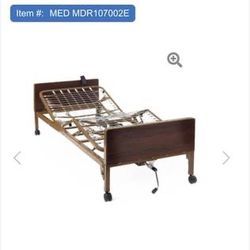 Medline Semi  Electric Medical Bed And Hoyer Lift 