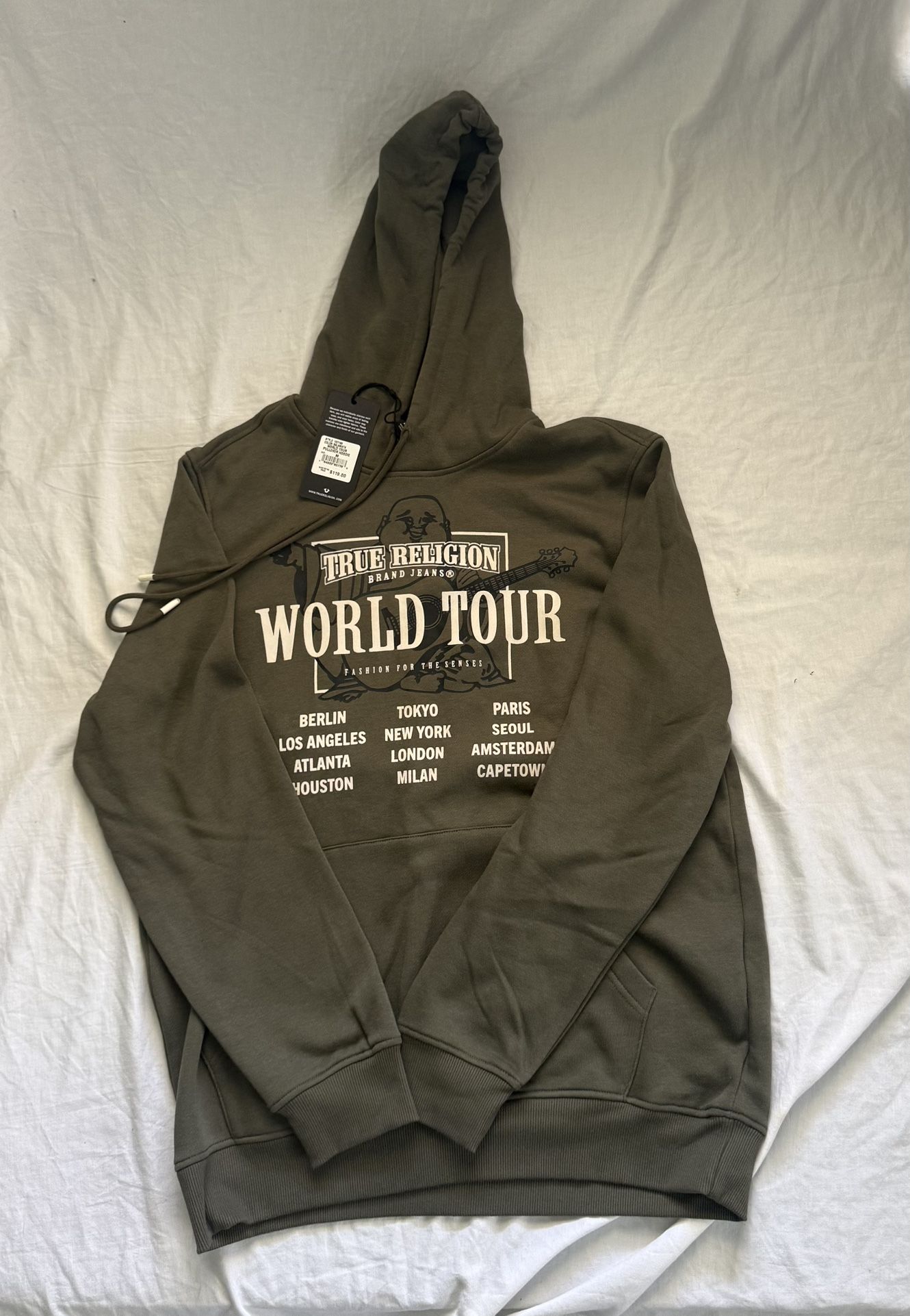 New Mens True Religion Hoodie