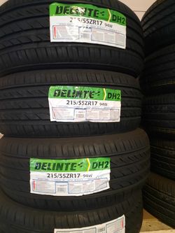 Set of 4 brand new tires 215/55/17