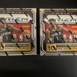 2020-2021  panini cards mega box