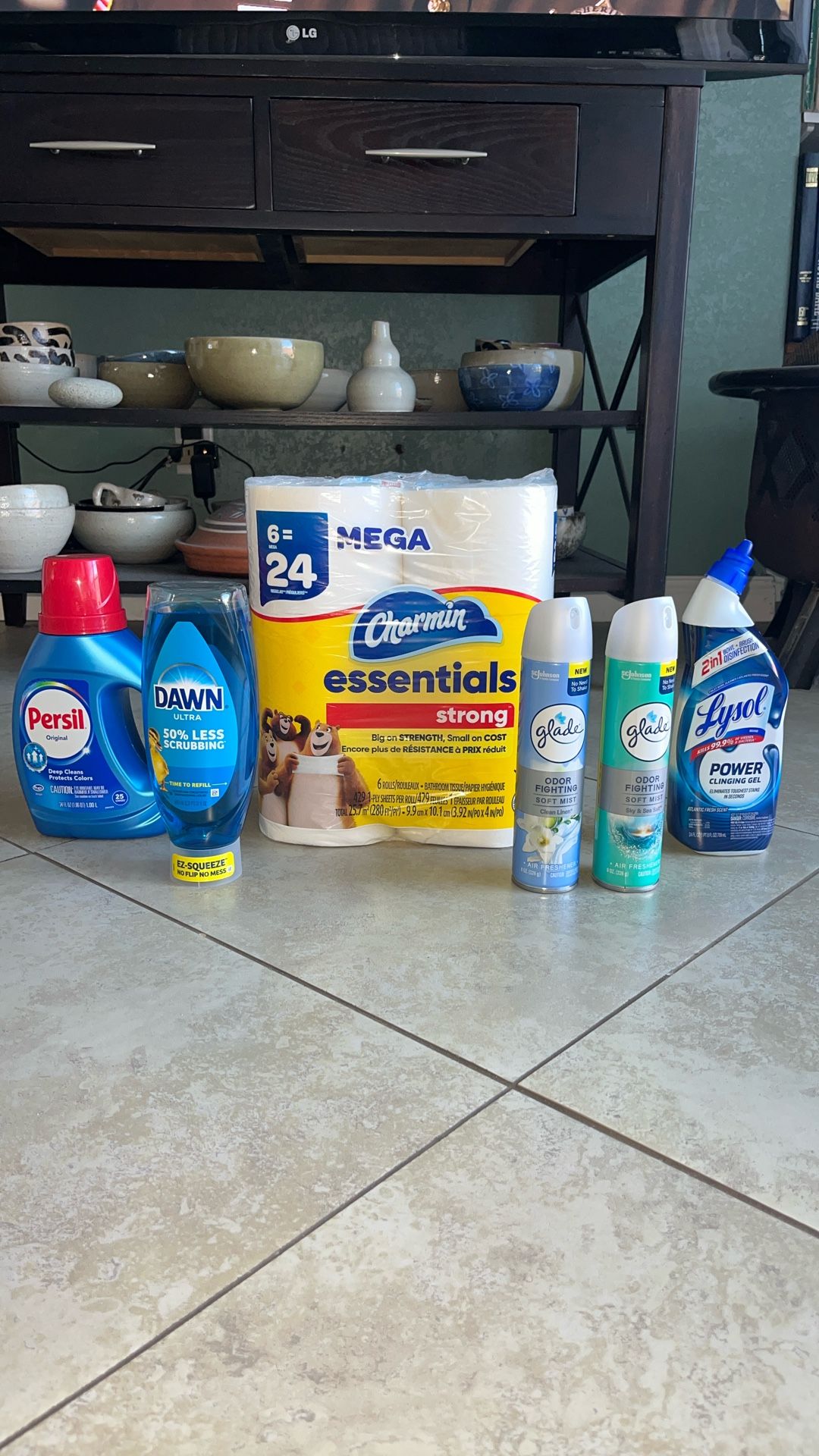 Persil, Charmin, Dawn, Lysol, Glade