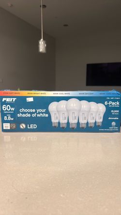 Feit Electric LED 60w 8.8w 6 pack A19 led bulbs