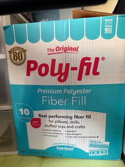 Poly-Fil Stuffing 10lb Open Box
