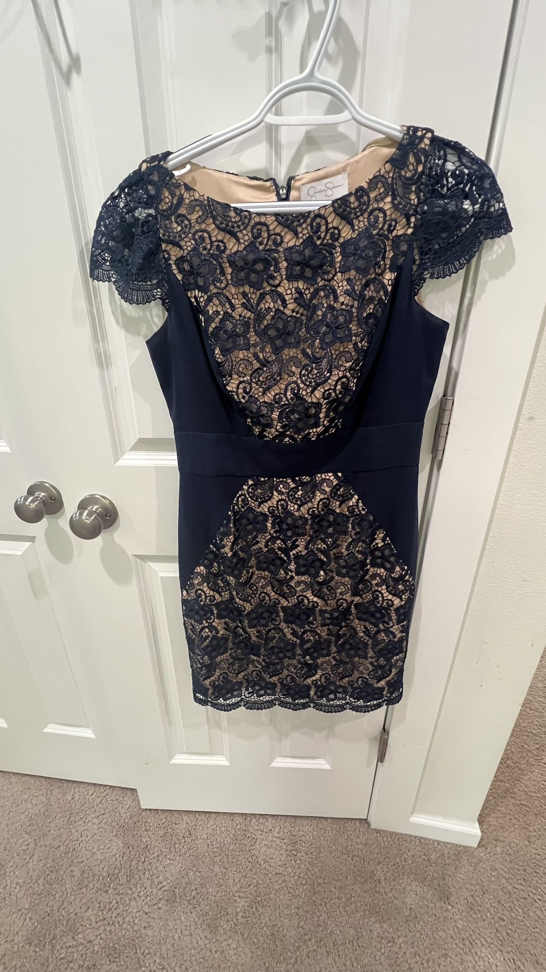 Blue Lace Dress