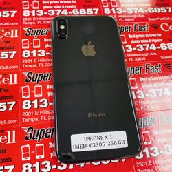 ⌚️🔥🔥iphone X 64gb Fsctory Unlcked With Warranty 