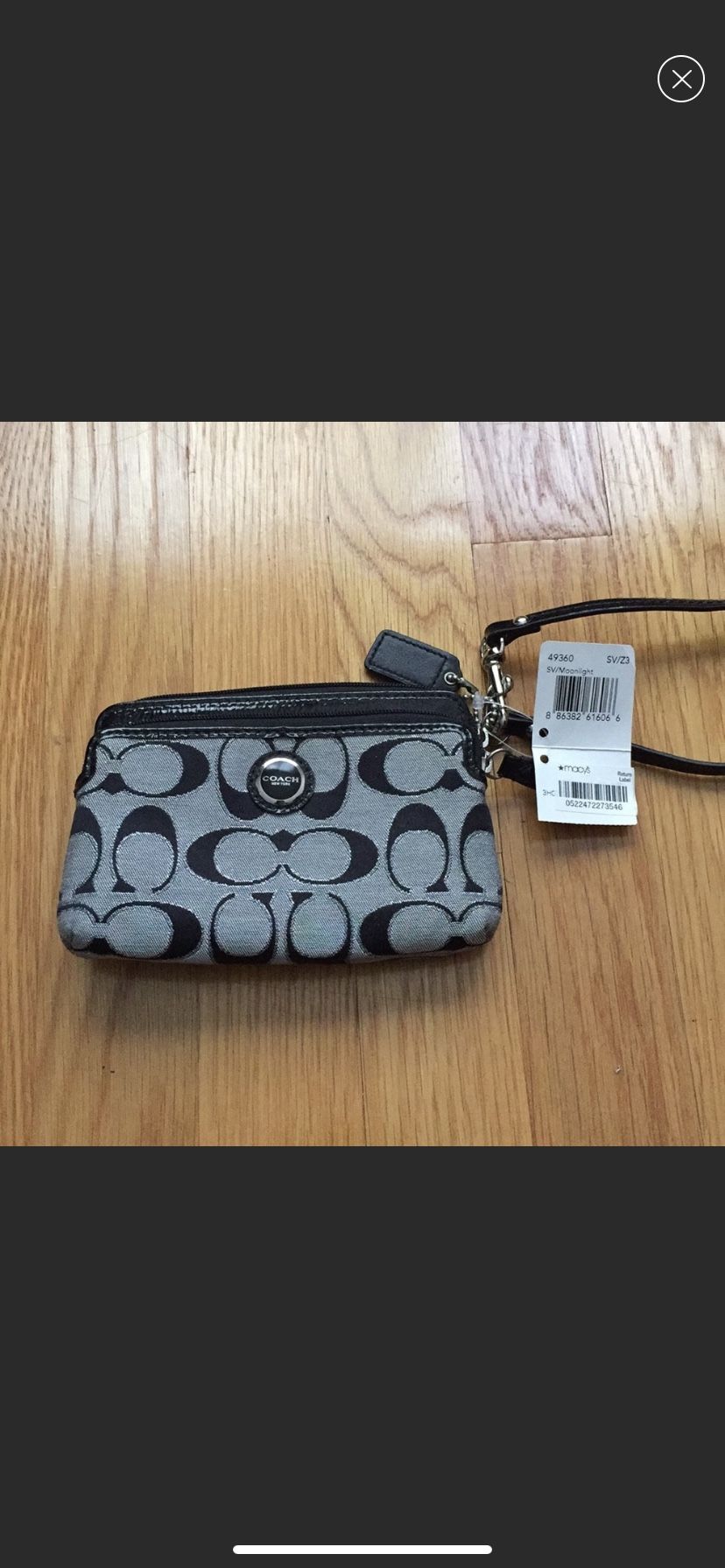 NWT Coach wristlet