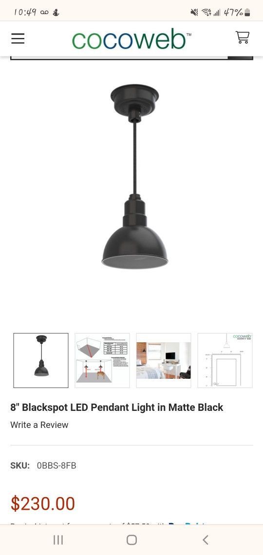 Ligjt Fixture (Barn Light) Farm House