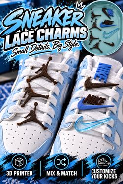 Sneakerhead lace charms