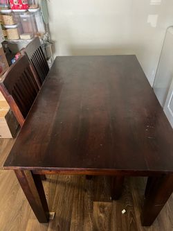 Cherry (real) wood table for 8