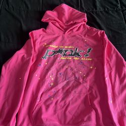 Sp5der Pink Hoodie
