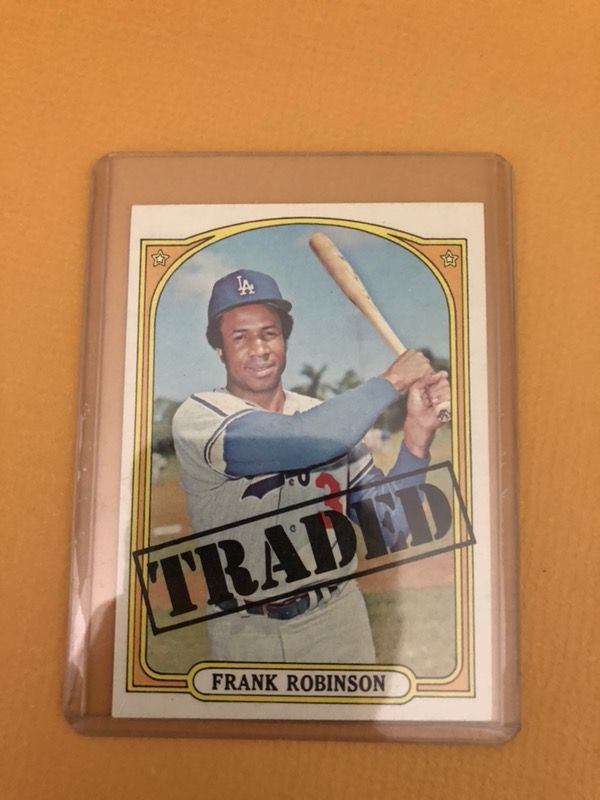 Frank Robinson Traded Baseball Card