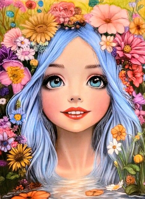 Made By Hand - "Spring Awakening - Colored Pencil Artwork - 8×11"