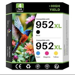 952XL Ink Cartridges Combo Pack Replacement Compatible for HP 952XL 952 XL Ink