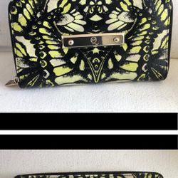 Authentic Alexander McQueen Butterfly Wallet 