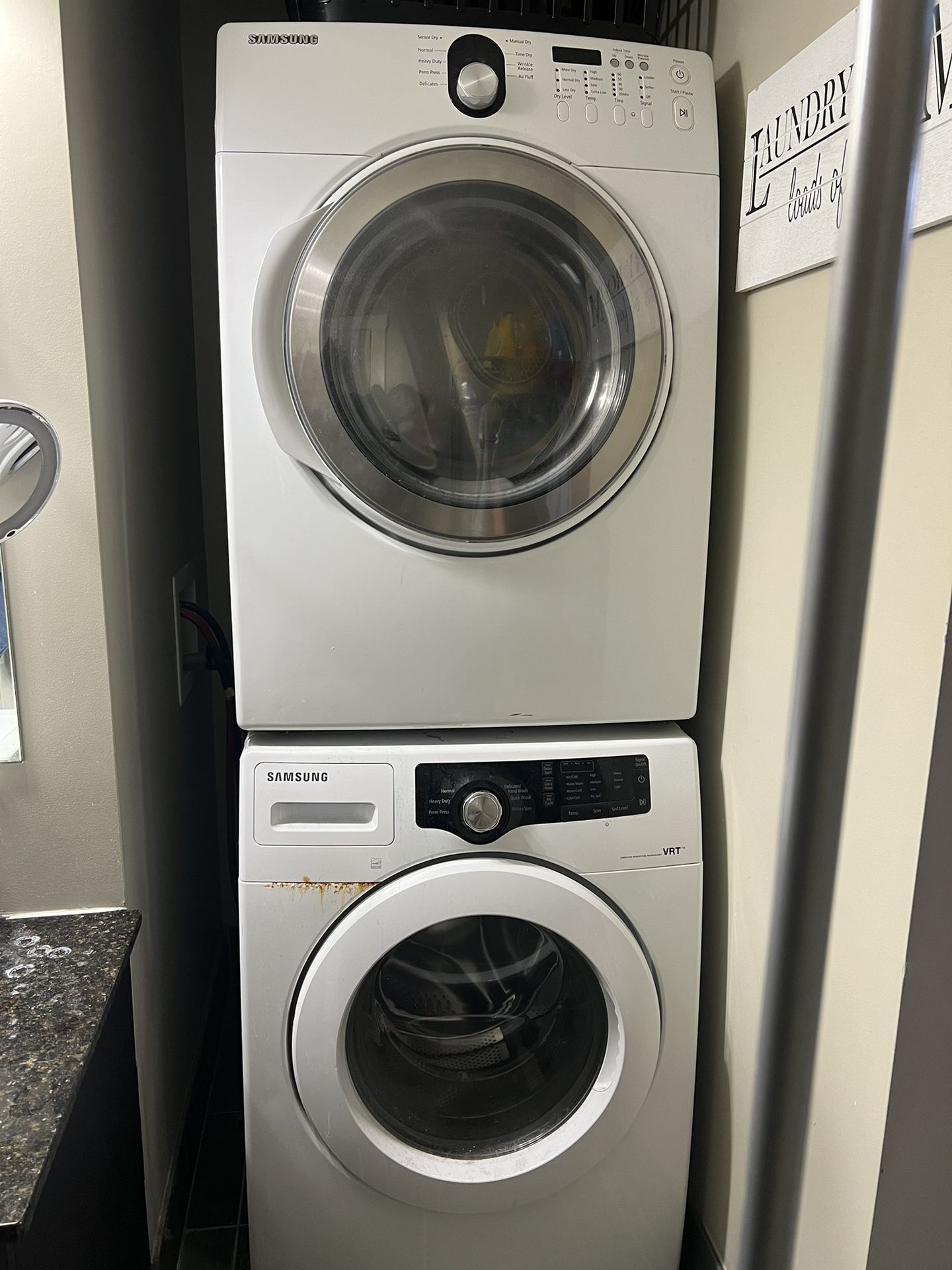 Samsung Washer And Dryer See Description 