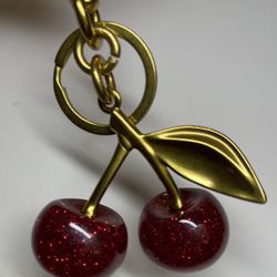 Cherries Keychain 