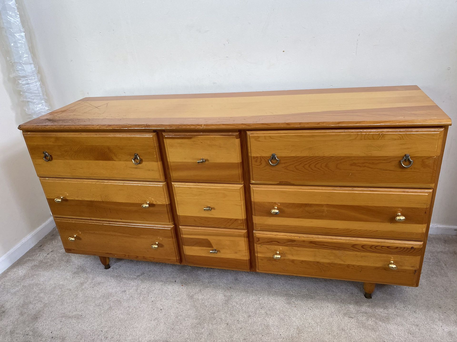 9 Drawer Solidwood Dresser