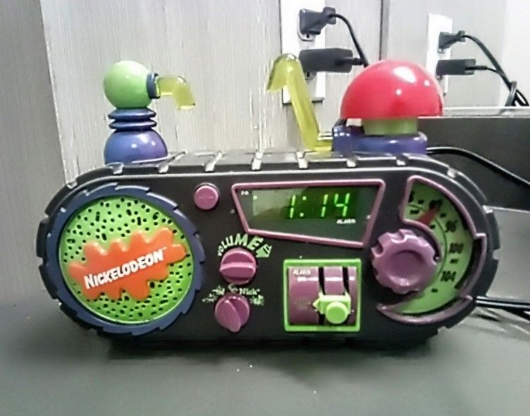 Nickelodeon Time Blaster Alarm Clock (1996)