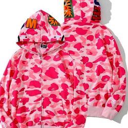 Pink Bape Hoodie 