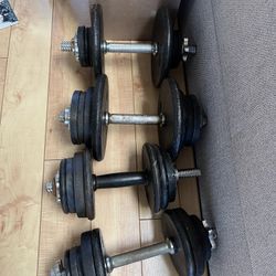 Adjustable Dumbbell Set – Plates + Handles