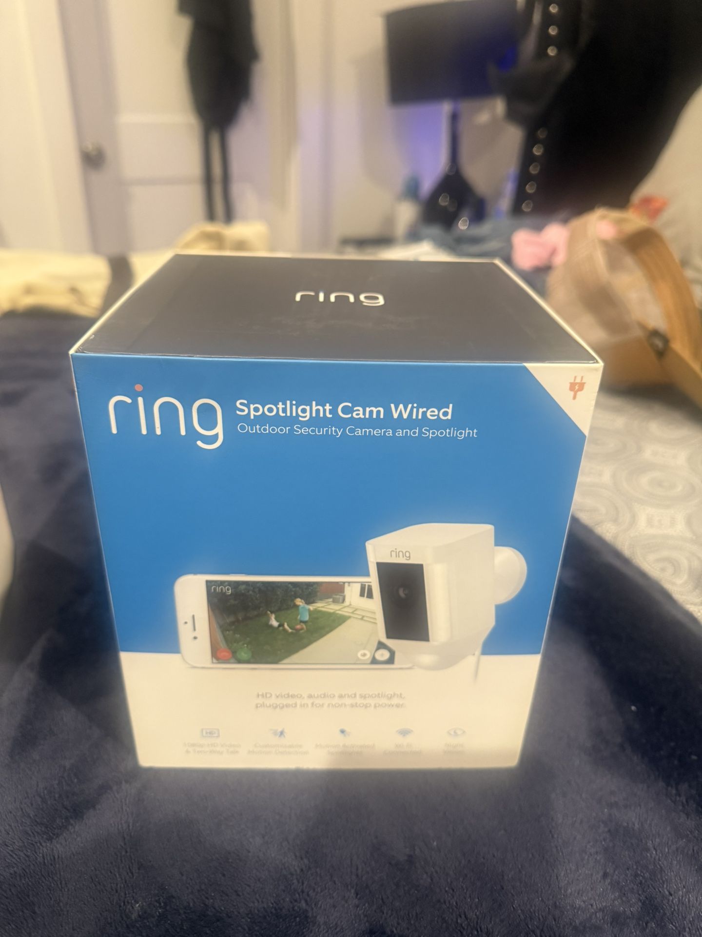 Ring Spotlight Wired Outdoor Cam