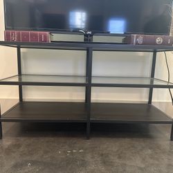 Metal & Glass Console Table 
