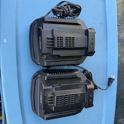 EGO BATTERY CHARGES