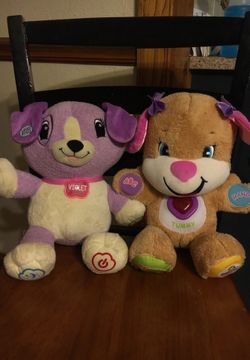 MY PAL VIOLET by LEAPFROG and FISHER PRICE FIRST STAGES PUPPY