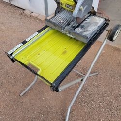 Ryobi Wet Tile Saw With Water Pump And Stans