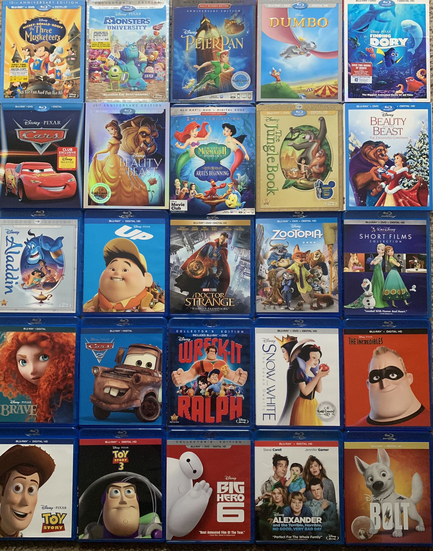25 Basically New Disney Blu-Ray