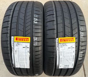 TWO BRAND NEW 255/35R19 Pirelli P Zero PZ4 Sport Tires 255-35-19 255 35 19 Like Michelin Pilot Sport 4S
