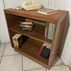 Bookcase Shelving Solid Teak Wood Mid Century Modern 