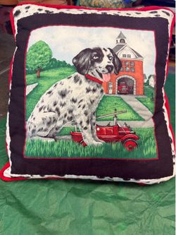 Dalmation Collectible Pillow Cranston Fabric