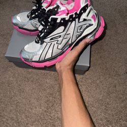 Balenciaga Runner Pink Silver
