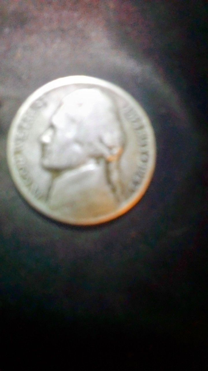 1943 P Nickel (With Error)