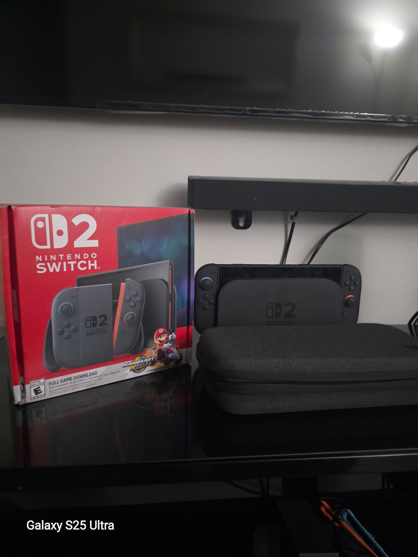 Nintendo switch 2 case and box included