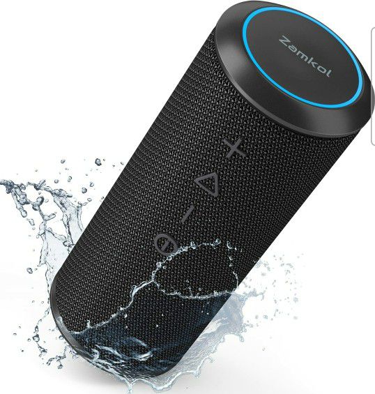 Brand New. Bluetooth Speaker, 24W Speakers Bluetooth Wireless with Deep Bass and Loud Sound, 15H Playtime, IPX6 Waterproof, TWS, Built-in Mic, Portabl