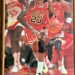 Vintage Michael Jordan Poster Amazing Condition 