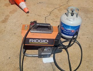 Ridgid propane heater with tank