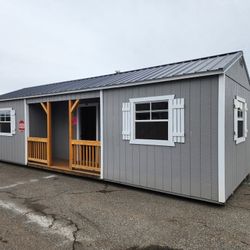 Utility Central Porche Shed 12X32