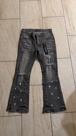 Purple jeans
