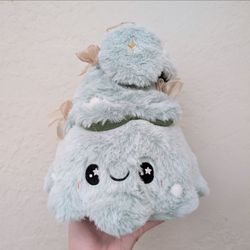 Mini Squishable Flocked Christmas Tree Plush Toy 10.5 inches