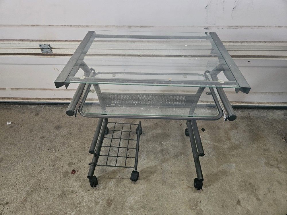 Glass Computer Table