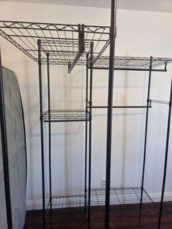 L shaped closet, organizer