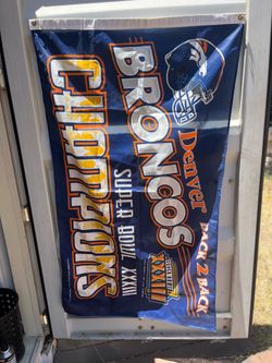 Denver Broncos "Back 2 Back" Flag