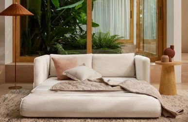 Koala Sofa Bed 64" (2.5-Seater), Vanilla, Like New, Perfect Condition