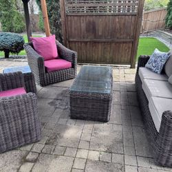 5 Piece Outdoor Patio Set