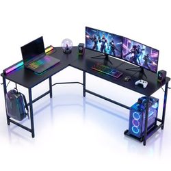 L shaped desk