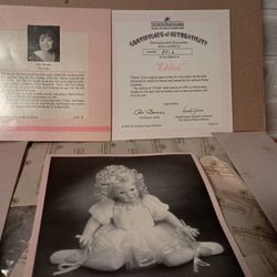 Ballerina Doll. Ashton-Drake. 1996 Porcelain. "Chloe". New In Box 