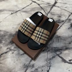 BURBERRY SLIDES (6.5,8.5,9.5Men)